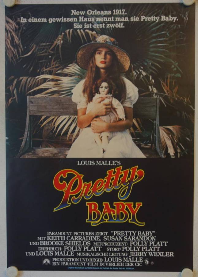 Pretty Baby originales deutsches Filmplakat